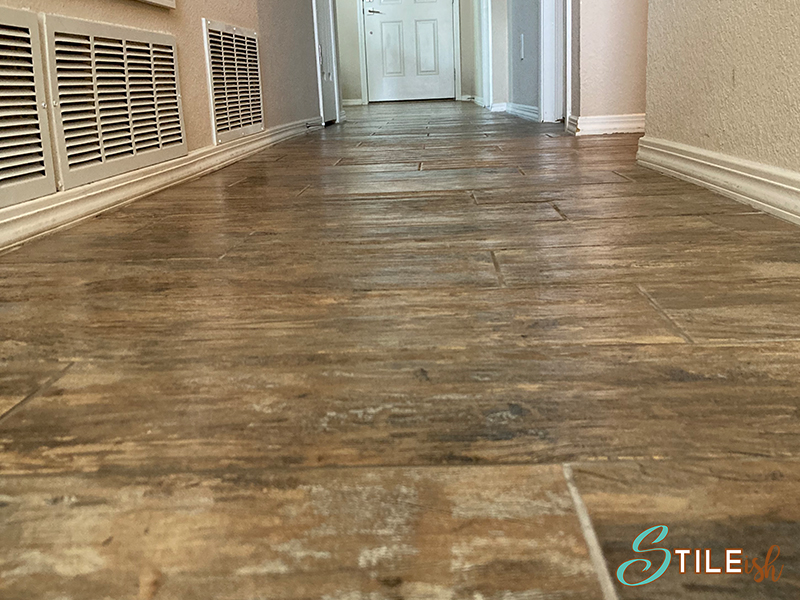 wood look tile